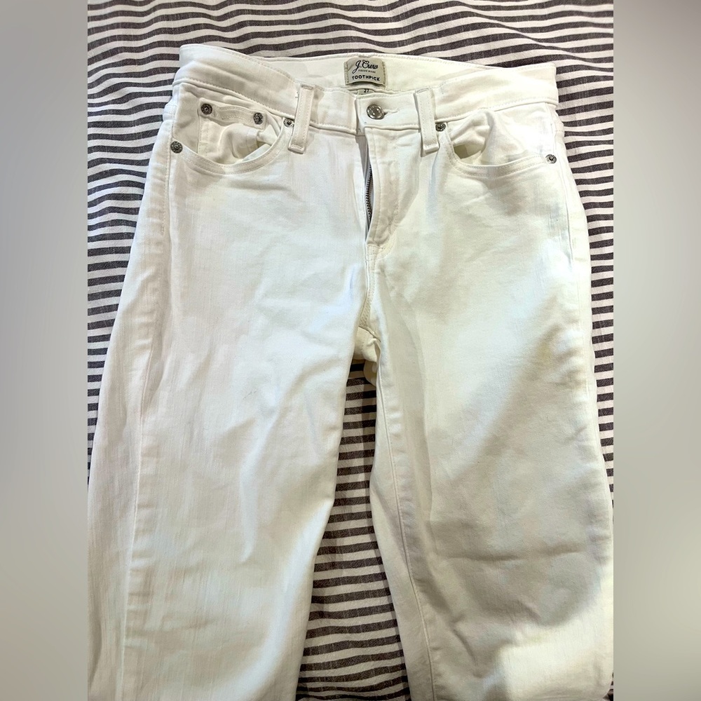 J CREW TOOTHPICK JEANS